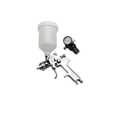 Sip 02138 Professional Sapphire Hvlp Gravity Feed Spray Gun 6.4 Cfm & Regulator