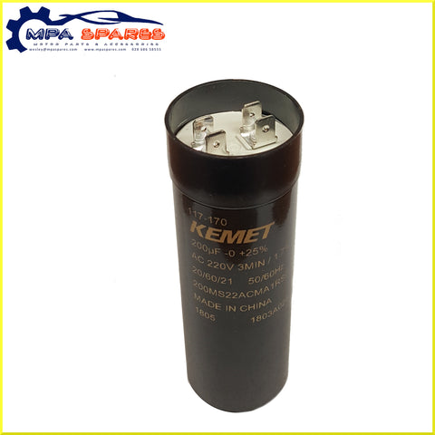 SIP 02258 Brooks 2/3 HP Motor Start Capacitor - for Airmate LSBD Compressor - MPA Spares