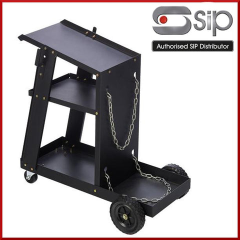 SIP 05700 Mig Tig Arc Plasma Welding Trolley Cart, Takes Gas Bottle - MPA Spares