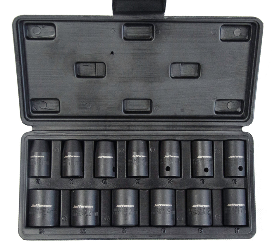 Jefferson 13 Piece 1/2" Impact Socket Set