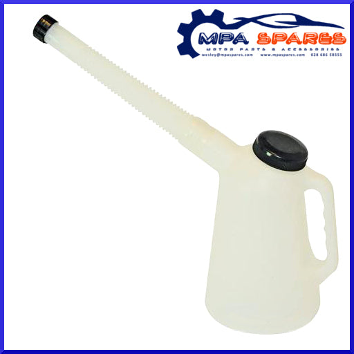 Measuring Oil Jug 2 Litre - Flexible Spout-Us Quart & Litre Marked Petrol/Diesel - MPA Spares
