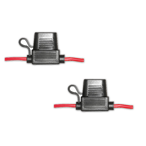 2 X High Quality Splash Proof Fuse Holders For 30 Amp Blade Fuses