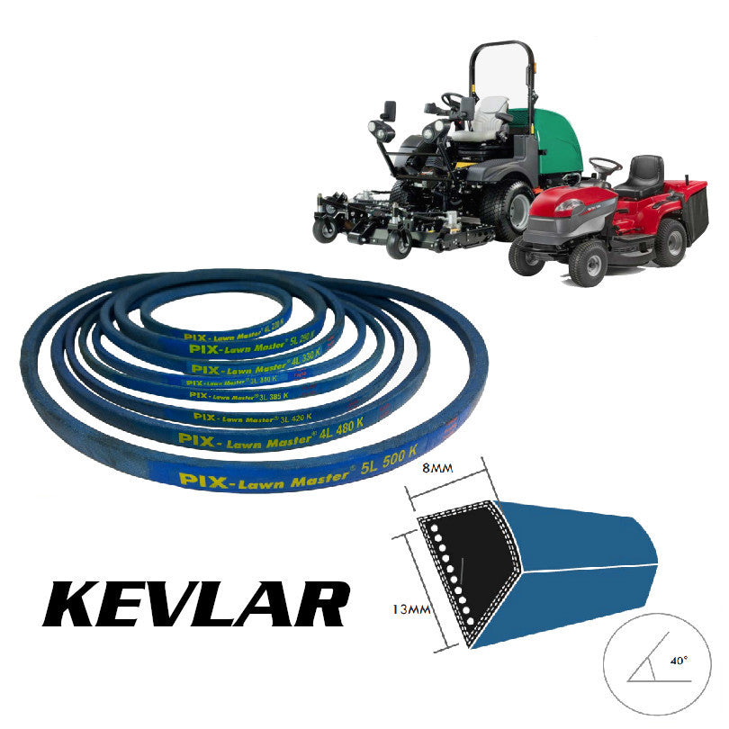 4L500K-A48 Performance Agri/garden Lawn Mower V-Belt with Aramid Fiber