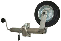 42mm Trailer Jockey Wheel - Complete With Clamp - 150Kg Car Boat Dog Bike Quad