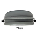 Set Of 2 76mm Push In Grey Hub Cap Grease Dust Trailer Covers Ifor Williams