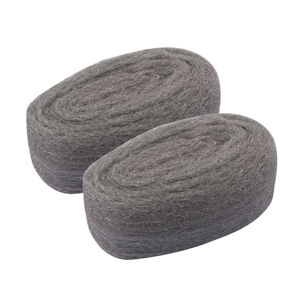 Draper Wire Wool Twin Pack - 00 Very Fine & 01 Medium Grade - 2 X 150G
