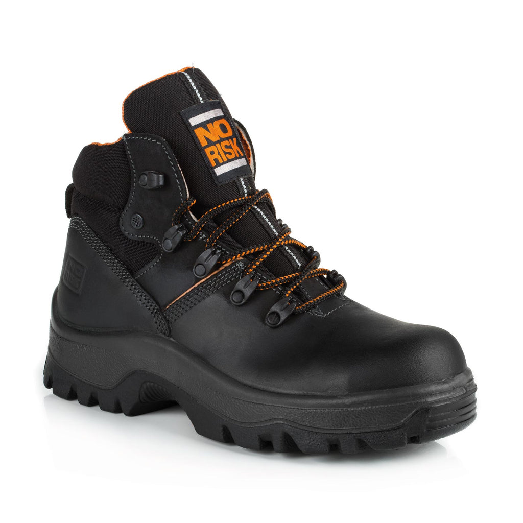 No Risk Armstrong - Steel Toe Cap - Steel Midsole - Leather Safety Work Boot