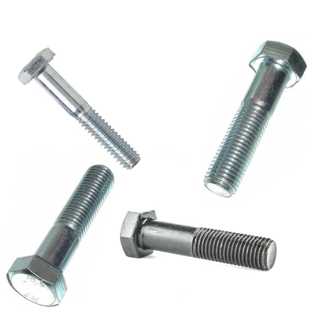 M6, M8, M10, M12, M16 Hex Set Screws Fully Threaded Bolt Metric Bzp Ht Steel