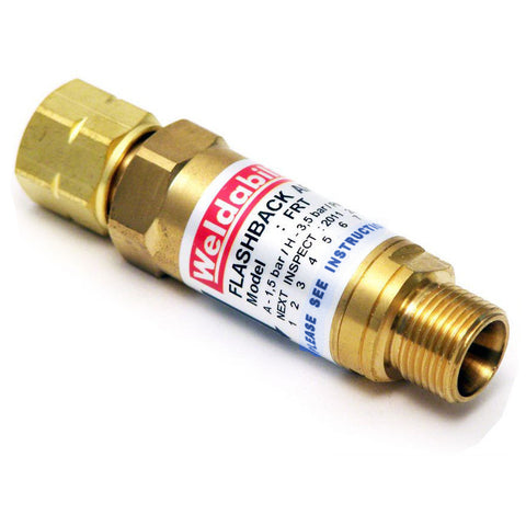 Inline Barrel Type  Fuel Gas Flashback Arrestor FBA
