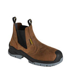 Bicap Composite Toecap - Impenetrable Sole - Leather Safety Chelsea Style Work Boot