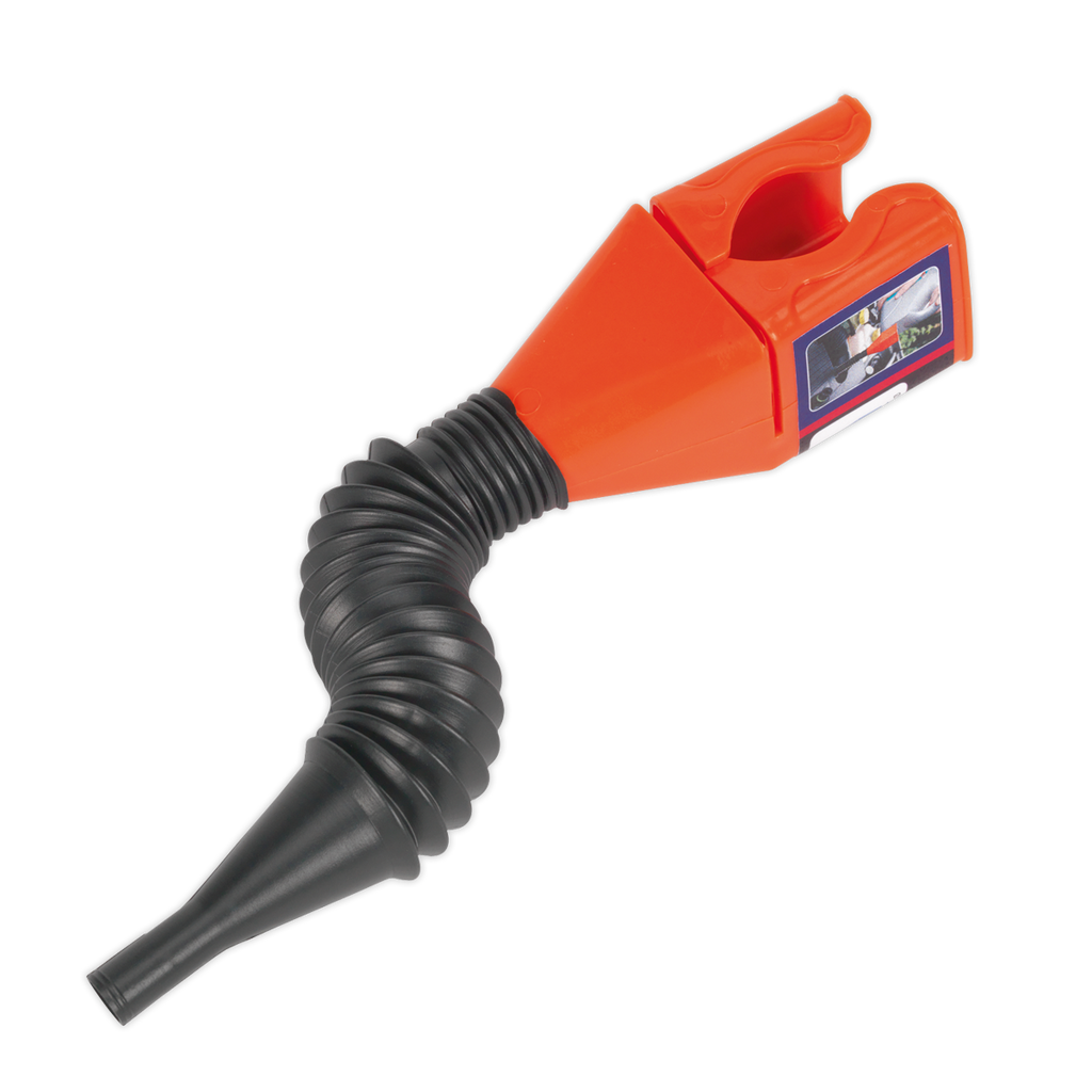 Sealey F12S No Spill Clip-On Funnel with Flexible Spout