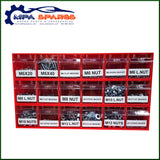 2275 PIECE NUTS & BOLTS VARIETY PACK WITH STORAGE BOXES - M6, M8, M10, M12 - MPA Spares