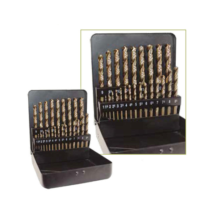 Jefferson 25 Piece M35 Piece Drill Bit Set - 1mm -> 13mm