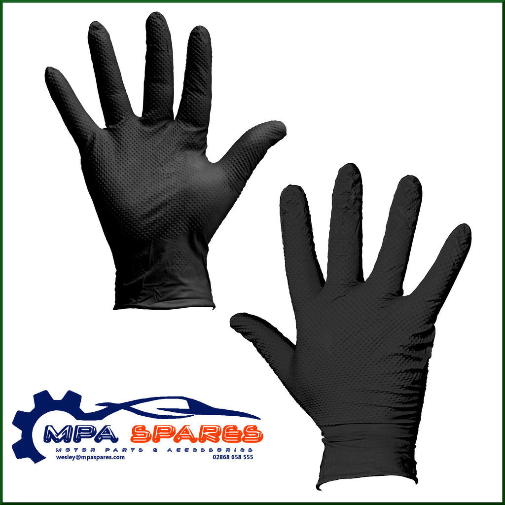 Gecko Grip - Professional Nitrile Gloves (Large) Ideal For A Mechanic/Technician - MPA Spares