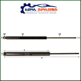 Maypole Coupling Damper Suitable for Knott KF/KRV/KFG 20 Trailers - MP1902B