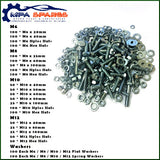 2275 PIECE NUTS & BOLTS VARIETY PACK - M6, M8, M10, M12, WASHERS, NYLOC - MPA Spares