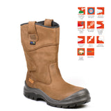 No Risk Hawick - Composite Toe Cap - Protective Midsole - Safety Rigger Boot