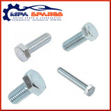 M20 Hexagonal Set Screw - Full Thread Bolt 40mm-100mm Ht Metric Bzp Steel - MPA Spares