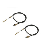 Pair of 1930mm/2140mm Threaded Brake Cables - Suits Knott Ifor Williams Trailer
