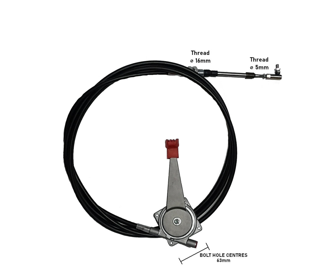 12M Throttle Cable Assembly - Suits Machines Under 20 Ton