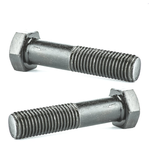 Pair Of Hex Steel Bolts M6, M8, M10, M12, M16 8.8 High Tensile Metric Bzp