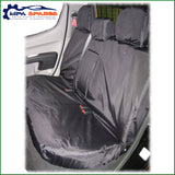 Mitsubishi L200 2006->2014 Rear Bench Waterproof Seat Cover (black)