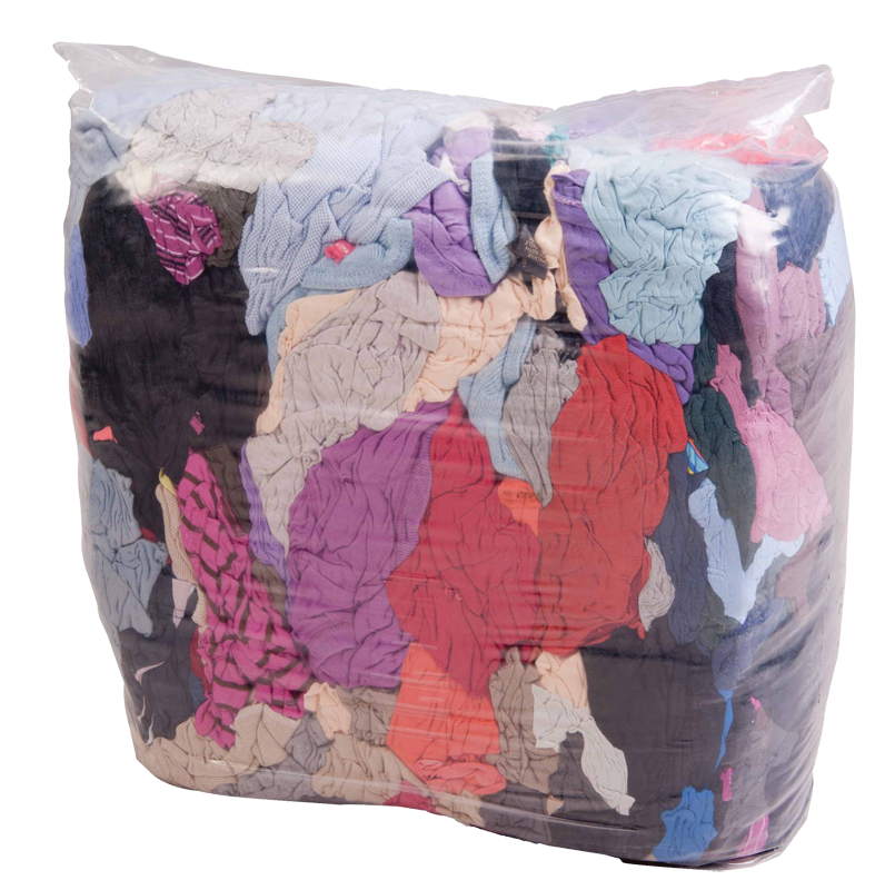 9Kg Bag Of Cleaning Wiping Mixed Rags - Workshop Garage Clean Wipe