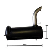 Hitachi Zaxis 75 / 75Ur Exhaust- Silencer Box/Muffler With Stainless Steel Pipe